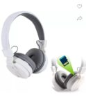 Bluetooth Wireless Headphone with mic Support to All Smartphone/iOS.,WHITE