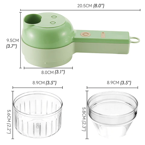 ChopVault™ 4 in 1 Vegetable Cutter Set